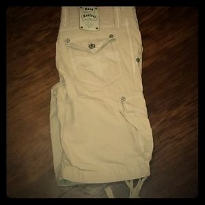 Rock Revival Men's khaki cargo shorts